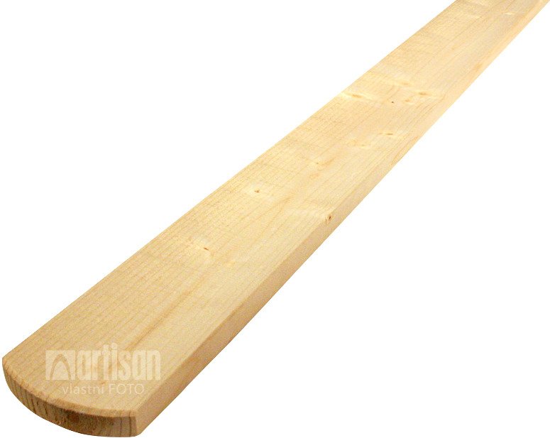 Plotovka dřevěná půlkulatá - 18x95 - kvalita AB