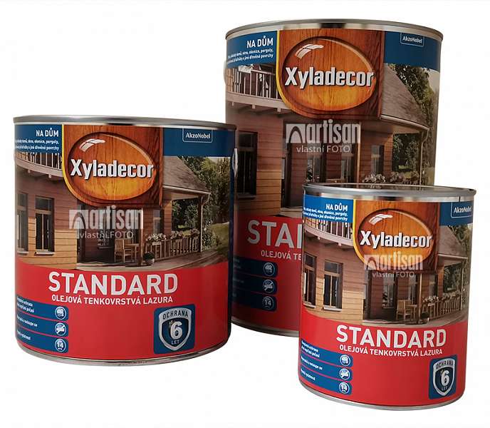 XYLADECOR Standard - balení 0.75 l, 2.5 l a 5 l