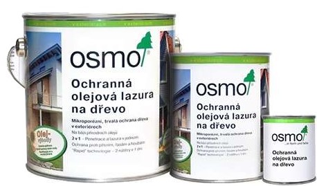 OSMO Ochranná olejová lazura Efekt - velikost balení 0.005 l, 0.125 l, 0.75 l a 2.5 l