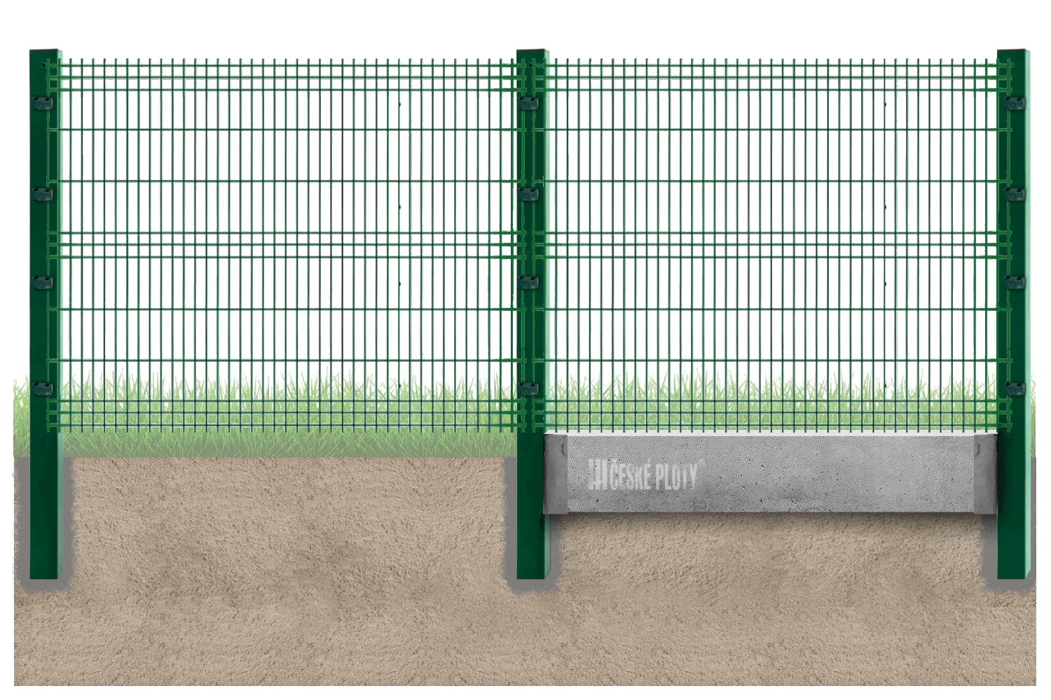 plot ze svařovaných panelů