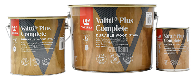 TIKKURILA Valtti Plus Complete - velikost balení 0.9 l, 2.7 l a 9 l