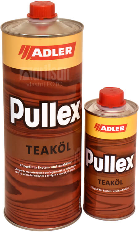 ADLER Pullex Teaköl v objemu 0.25 l a 1 l