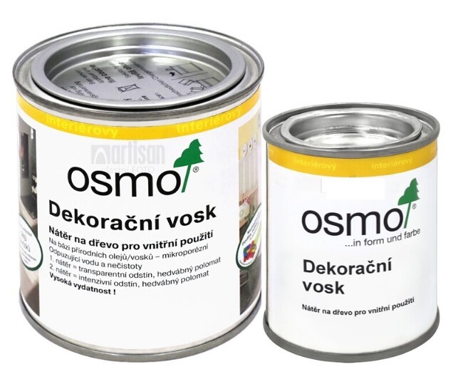 OSMO Dekorační vosk v balení 0.125 l a 0.375 l
