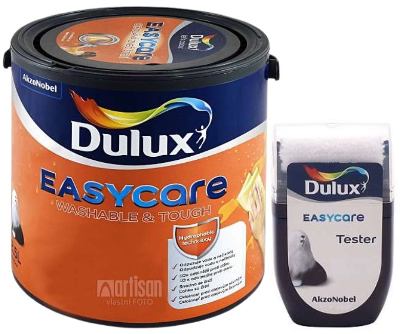 DULUX EasyCare - velikost balení 0.030 l a 2.5 l
