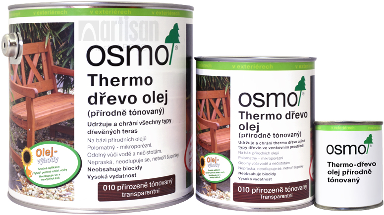 OSMO Speciální olej na terasy - balení 0.125 l, 0.75 l a 2.5 l