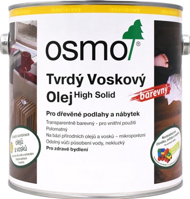 OSMO Tvrdý voskový olej - barevný