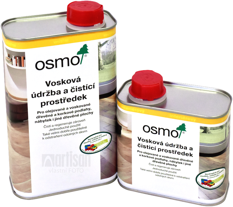 OSMO Vosková údržba a čistící prostředek v balení 0.5 l a 1 l