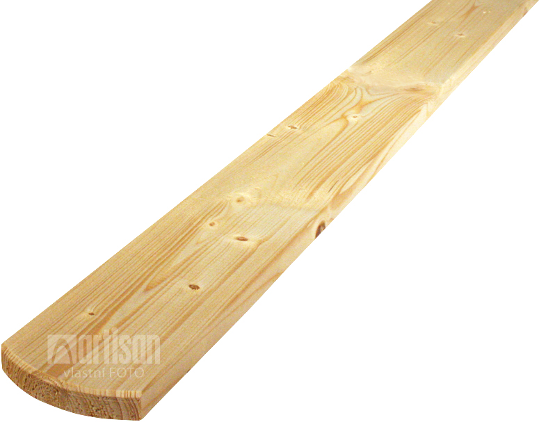 Plotovka dřevěná půlkulatá - 18x82 - kvalita AB