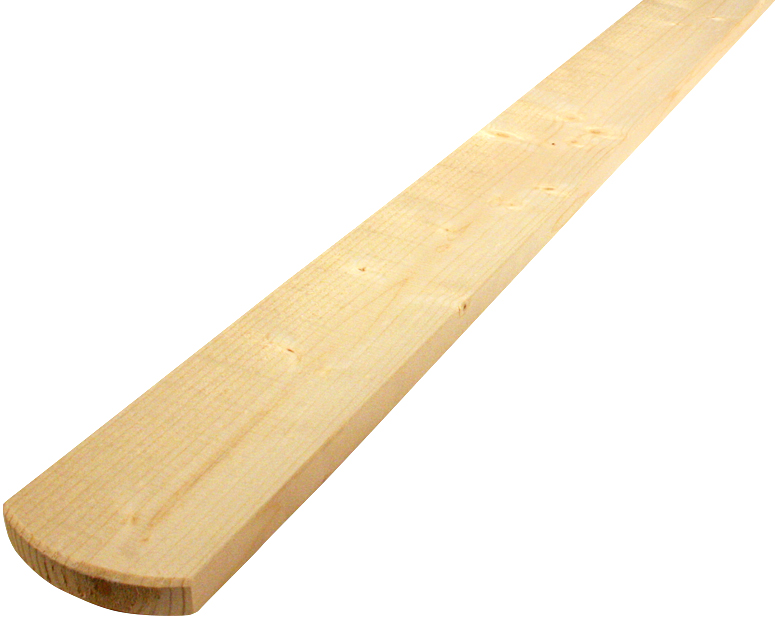 Plotovka dřevěná půlkulatá - 18x90 - kvalita AB