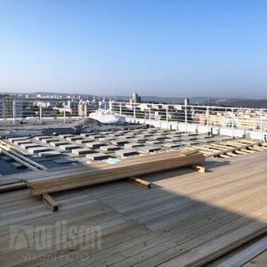 Montáž terasy na střeše