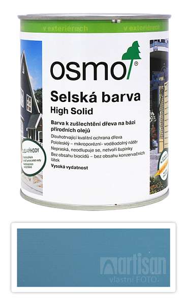 OSMO Selská barva 0.75 l Holubí modř 2507