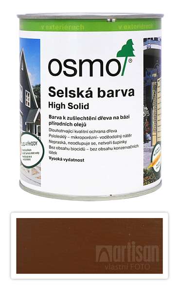 OSMO Selská barva 0.75 l Středně hnědá 2606