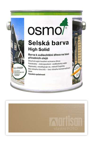 OSMO Selská barva 2.5 l Slonová kost 2204