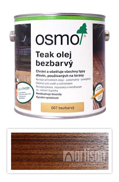 OSMO Speciální olej na terasy 2.5 l Teak bezbarvý 007