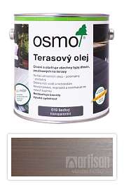 OSMO Terasový olej 2.5 l Šedý 019