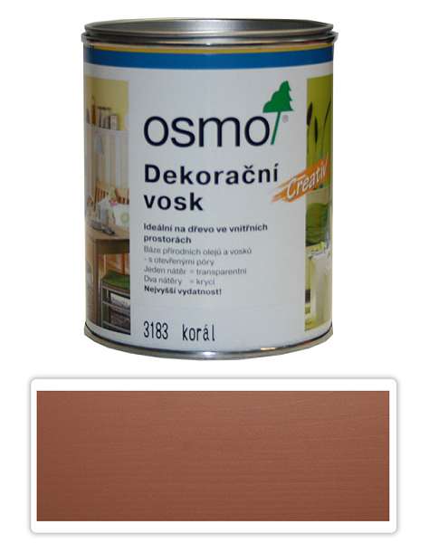 Dekorační vosk OSMO CREATIV 0.75l Korál