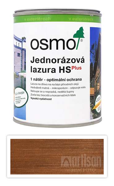 OSMO Jednorázová lazura HS 0.75 l Teak 9262