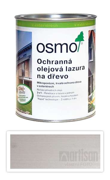 OSMO Ochranná olejová lazura 0.75 l Bílá 900