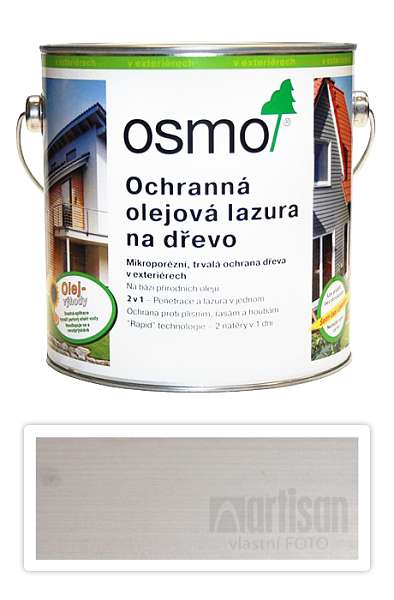 OSMO Ochranná olejová lazura 2.5 l Bílá 900