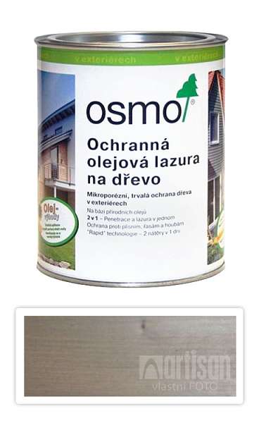 OSMO Ochranná olejová lazura 0.75 l Bazaltově šedá 903