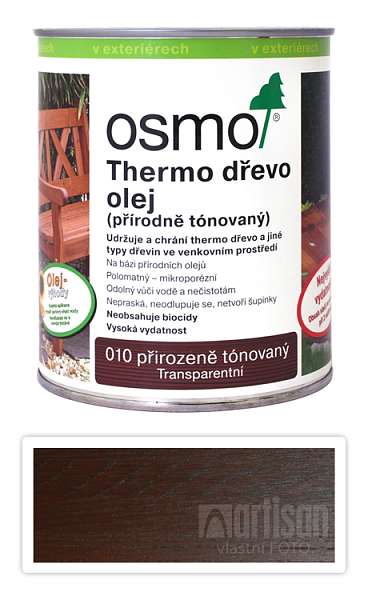 OSMO Speciální olej na terasy 0.75 l Thermo-dřevo 010