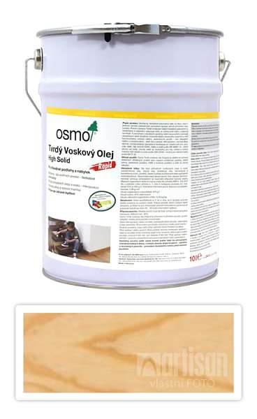 OSMO Tvrdý voskový olej Rapid pro interiéry 10 l Matný 3262