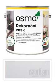 OSMO Dekorační vosk intenzivní odstíny 2.5 l Sníh 3188
