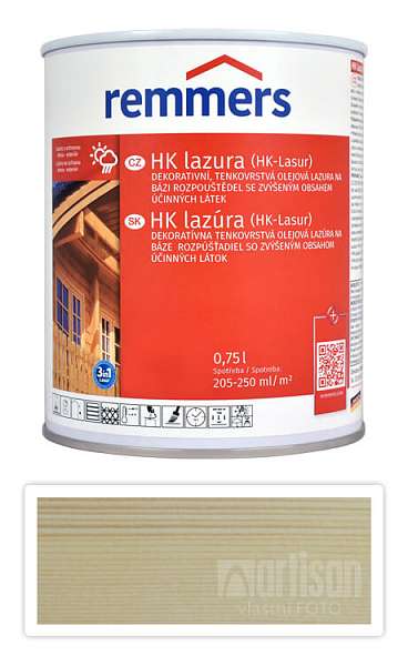 REMMERS HK lazura - ochranná lazura na dřevo pro exteriér 0.75 l Bezbarvá