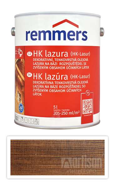 REMMERS HK lazura - ochranná lazura na dřevo pro exteriér 5 l Palisandr
