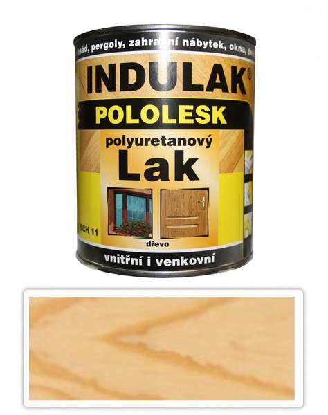 INDULAK - polyuretanový podlahový lak 0.75 l Bezbarvý polomat
