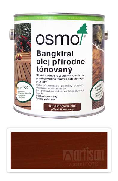 OSMO Speciální olej na terasy 2.5 l Bangkirai tmavý 016
