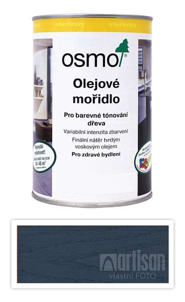 OSMO Olejové mořidlo 1 l Grafit 3514