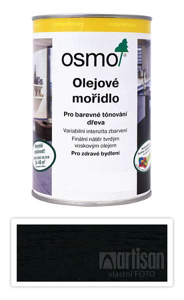 OSMO Olejové mořidlo 1 l Černá 3590