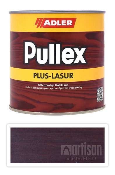 ADLER Pullex Plus Lasur - lazura na ochranu dřeva v exteriéru 0.75 l Afzelia 50422