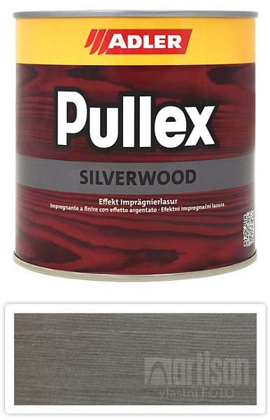 ADLER Pullex Silverwood - impregnační lazura 0.75 l Hliníkově šedá 50506
