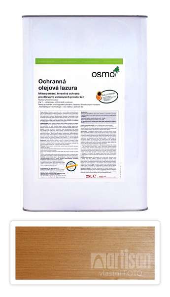 OSMO Ochranná olejová lazura 25 l Borovice 700