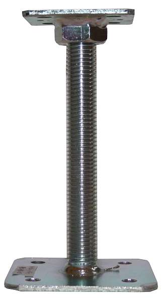 Patka pilíře 80x80x330x4mm, matice M24 přivařená