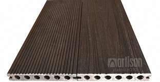 WPC dřevoplastová terasová prkna Dřevoplus Profi 23x138x4000, Walnut (ořech)
