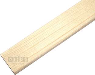 Dřevěné lišty krycí ploché 30x4x2500 - smrk K3004