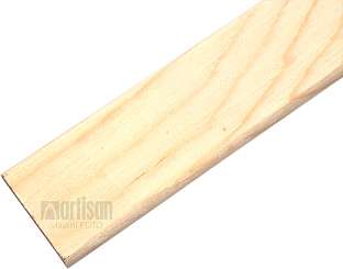 Dřevěné lišty krycí ploché 40x4x2500 - smrk K4004