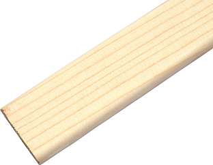 Dřevěné lišty krycí ploché 34x8x2500 - smrk K3408