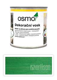 OSMO Dekorační vosk intenzivní odstíny 0.375 l Zelený 3131