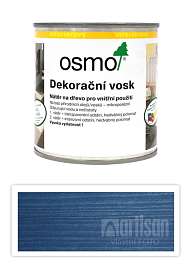 OSMO Dekorační vosk intenzivní odstíny 0.375 l Modrý 3125