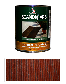 SCANDICCARE Terrassen Öl - přírodní terasový olej 1 l Tmavé dřevo