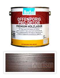 HERBOL Offenporig Pro Decor - univerzální lazura na dřevo 2.5 l Kaštan 8408