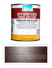 HERBOL Offenporig Pro Decor - univerzální lazura na dřevo 0.75 l Kaštan 8408