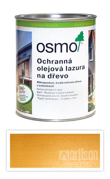 OSMO Ochranná olejová lazura 0.75 l Oregon pinie 731