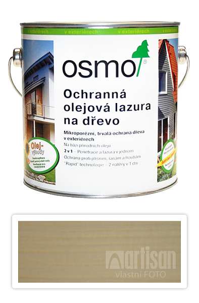 OSMO Ochranná olejová lazura 2.5 l Perleťově šedá 906