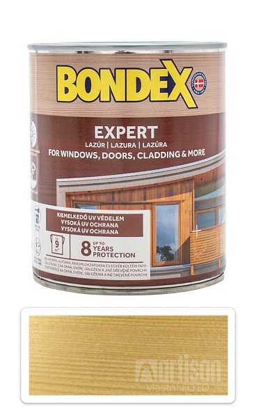 BONDEX Expert - silnovrstvá syntetická lazura na dřevo v exteriéru 0.75 l Bezbarvá