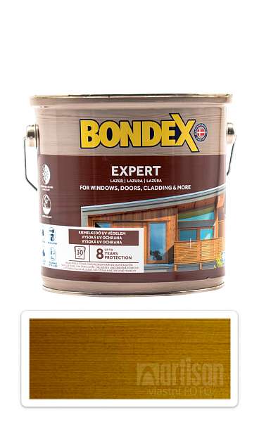 BONDEX Expert - silnovrstvá syntetická lazura na dřevo v exteriéru 2.5 l Dub 